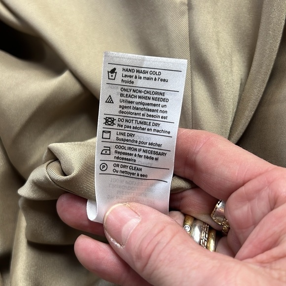 Vince Dip Dye Smocked Midi Skirt Ombre Brown Size 00 - Picture 9 of 10